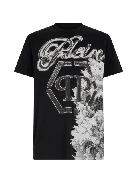 Philipp Plein playera con estampado gráfico