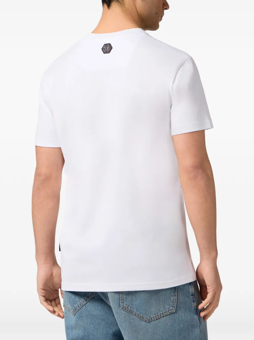 Philipp Plein T-shirt met ronde hals Wit