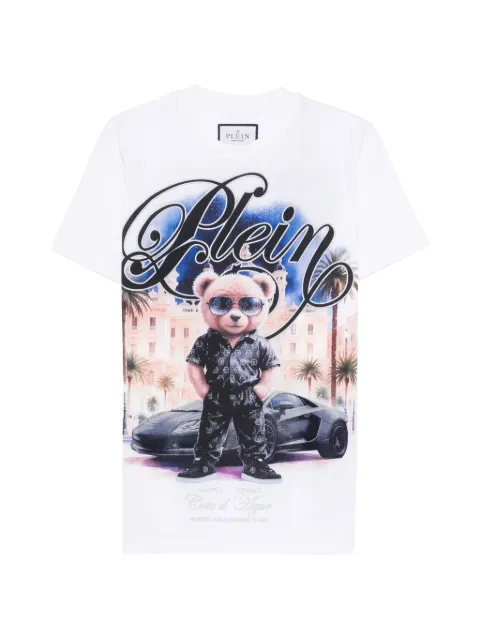 Philipp Plein camiseta con estampado de osito