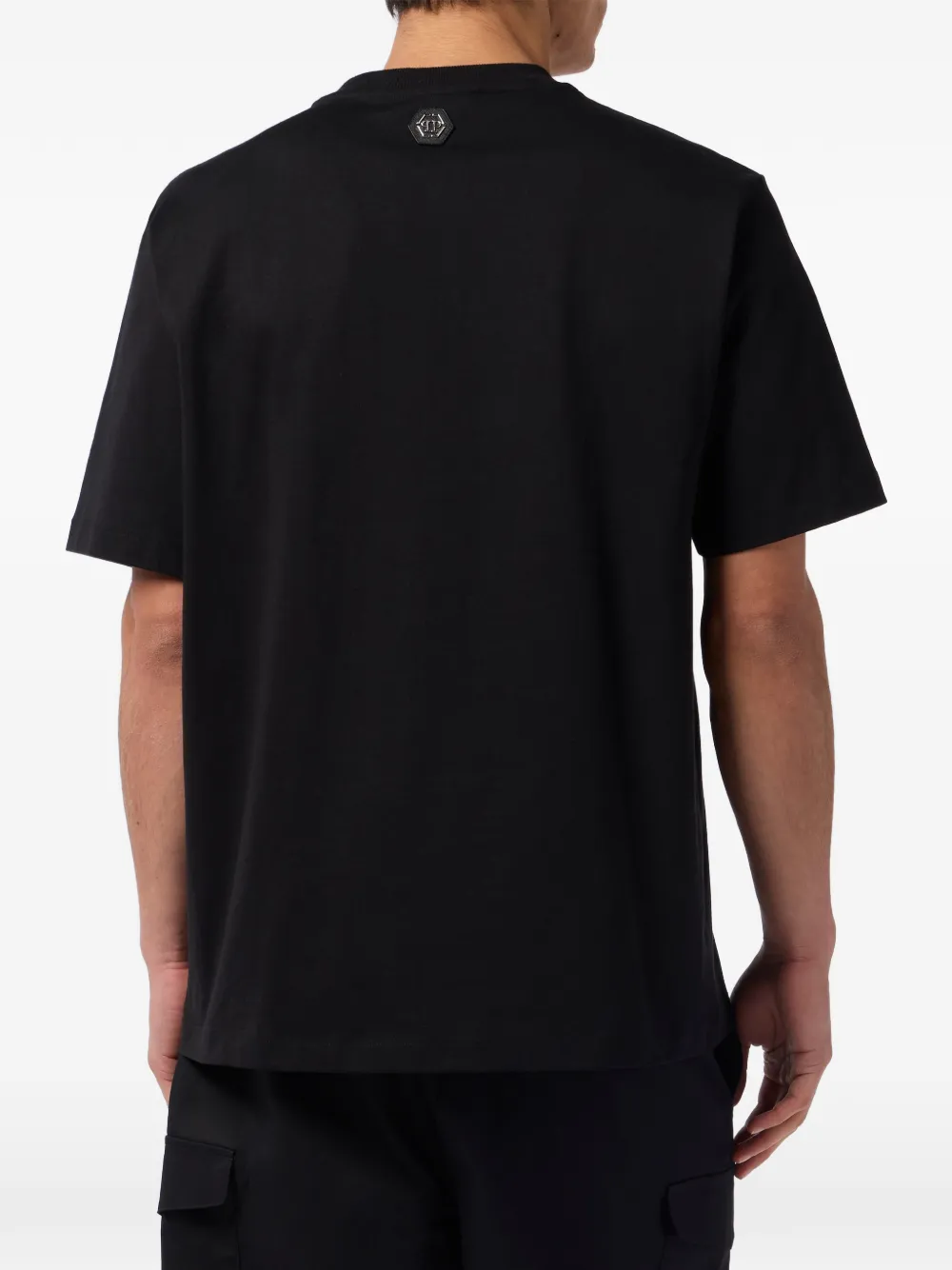 Philipp Plein T-shirt met ronde hals en doodskopprint Zwart