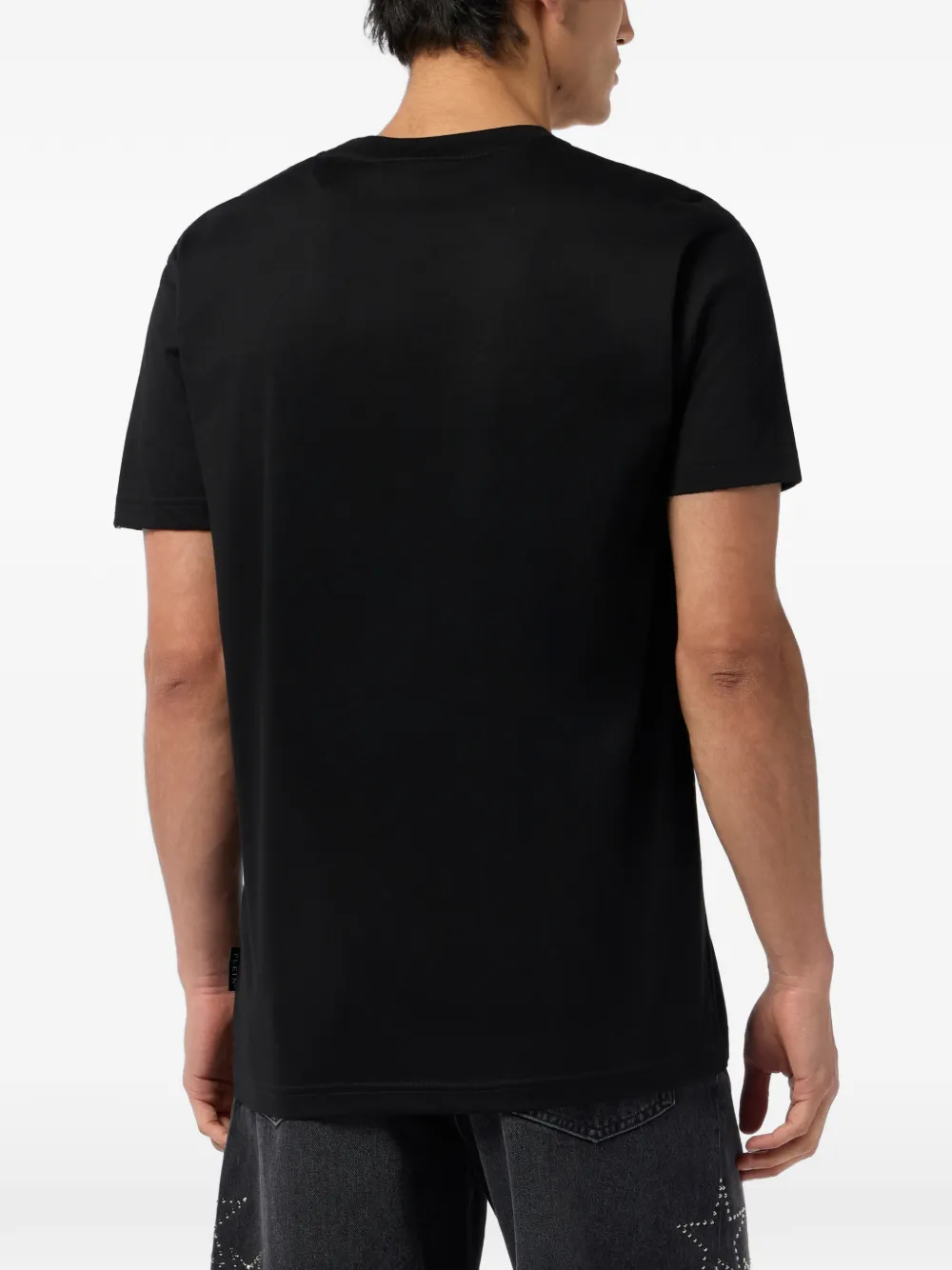 Philipp Plein T-shirt met ronde hals en logo Zwart