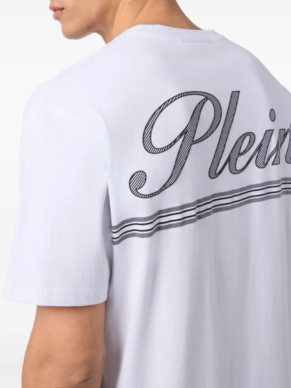 Philipp Plein T-shirt met ronde hals Wit