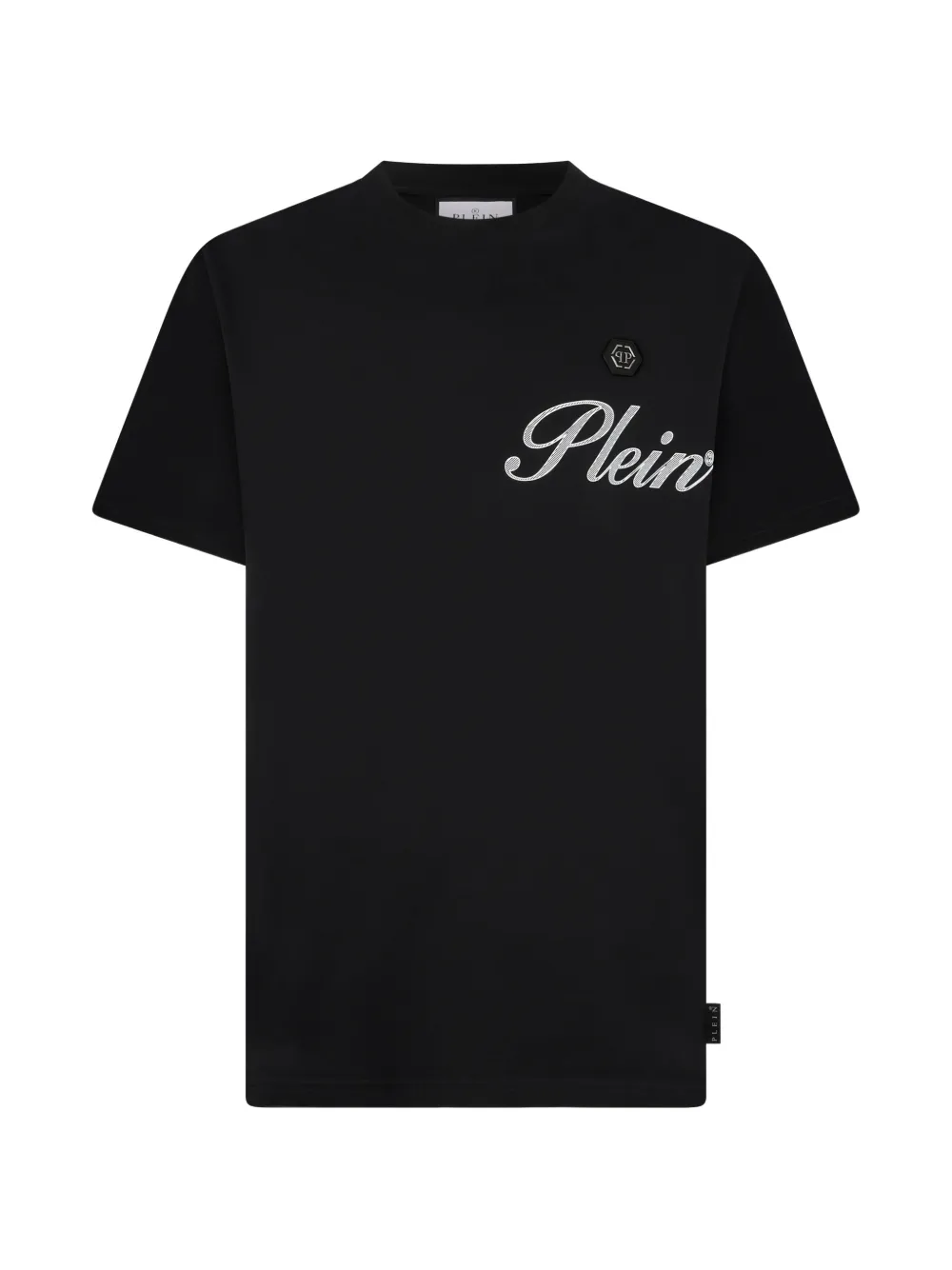 Philipp Plein round-neck logo T-shirt - Schwarz