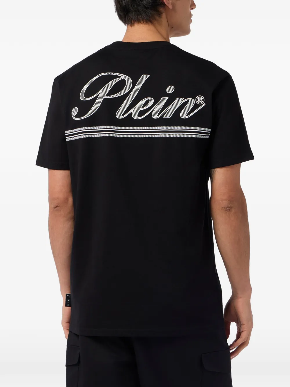 Philipp Plein T-shirt met ronde hals en logo Zwart