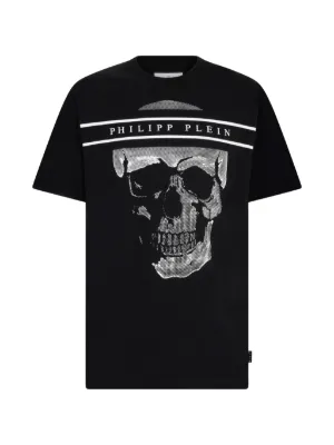 Philipp Plein ラインストーンスカル Tシャツ | ブラック | FARFETCH JP