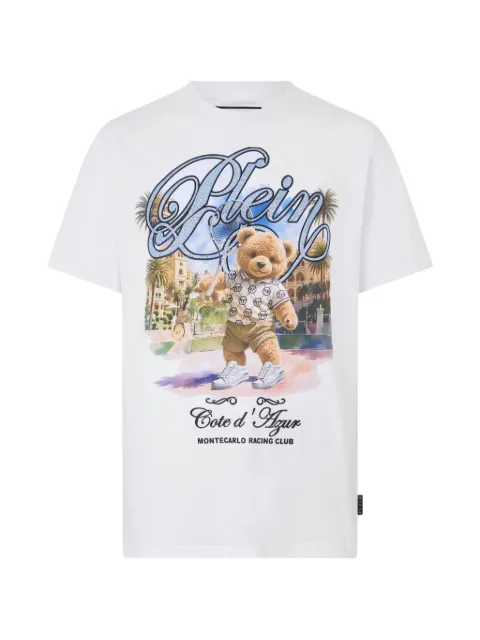 Philipp Plein t-shirt à motif et col rond
