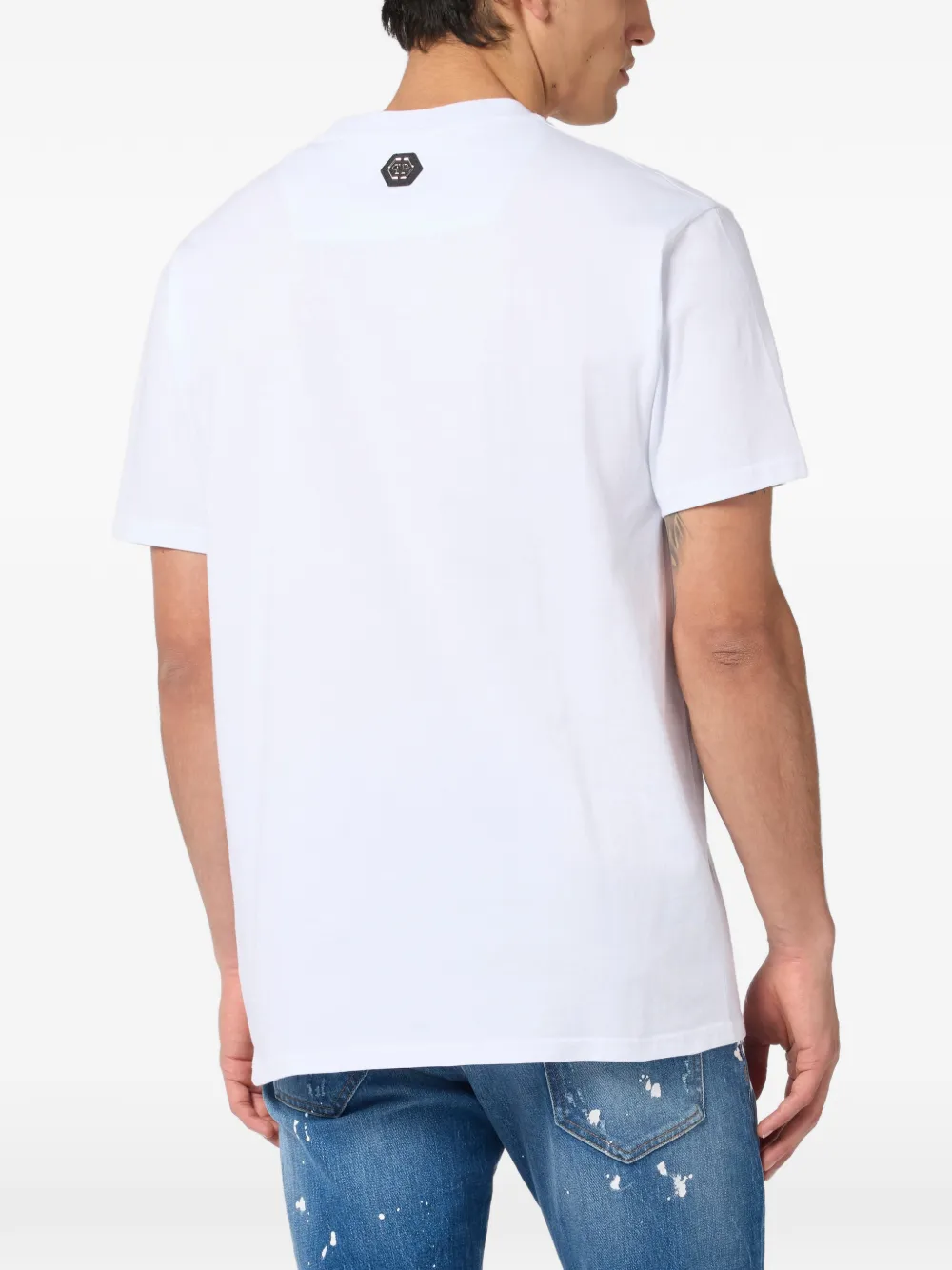 Philipp Plein T-shirt met grafische print Wit