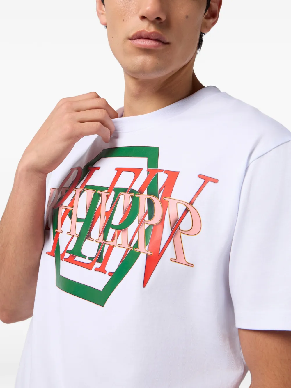 Philipp Plein T-shirt met logo Wit