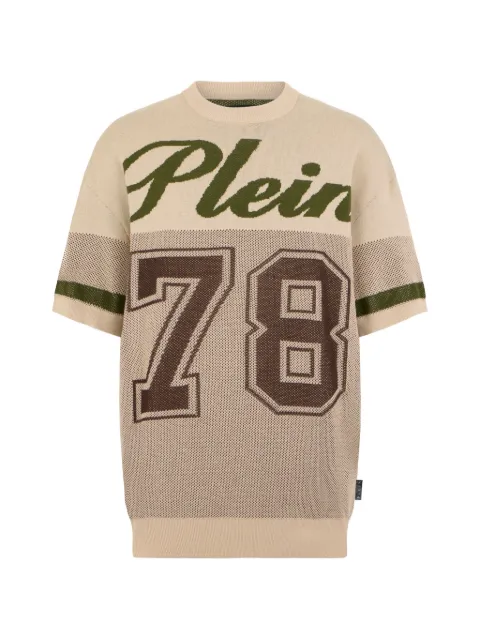 Philipp Plein round-neck number-detail T-shirt