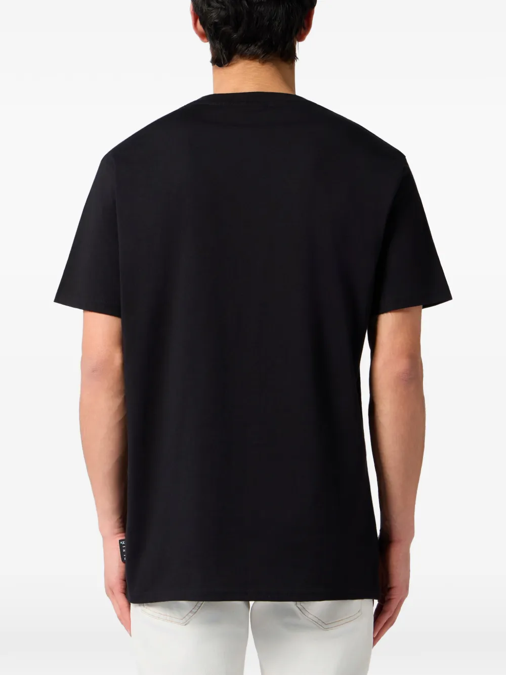 Philipp Plein T-shirt met ronde hals en sterrenstuds Zwart