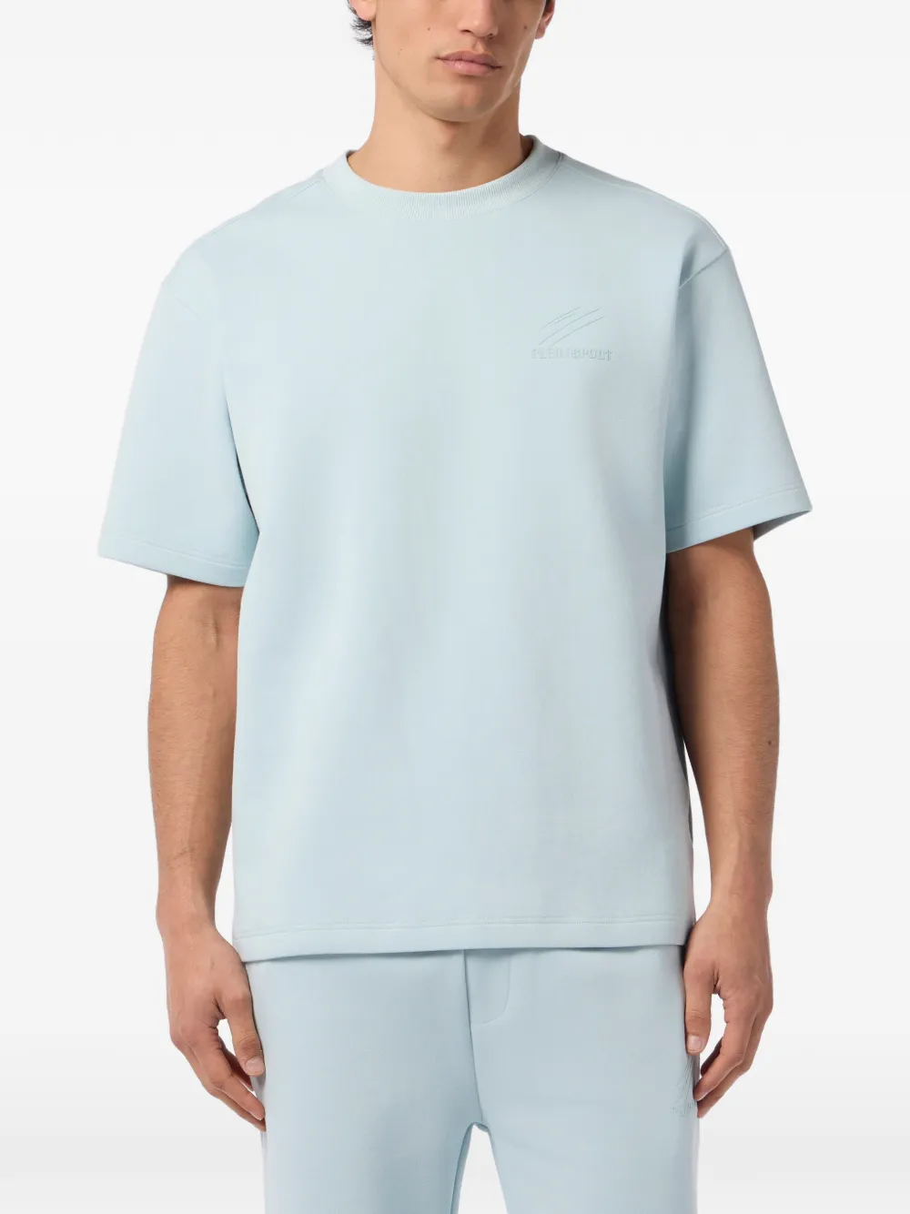 Plein Sport T-shirt met ronde hals Blauw