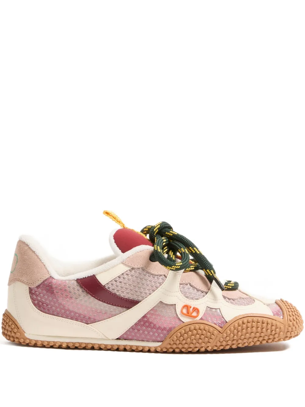 Valentino Garavani Amphibian sneakers met V-logo Wit