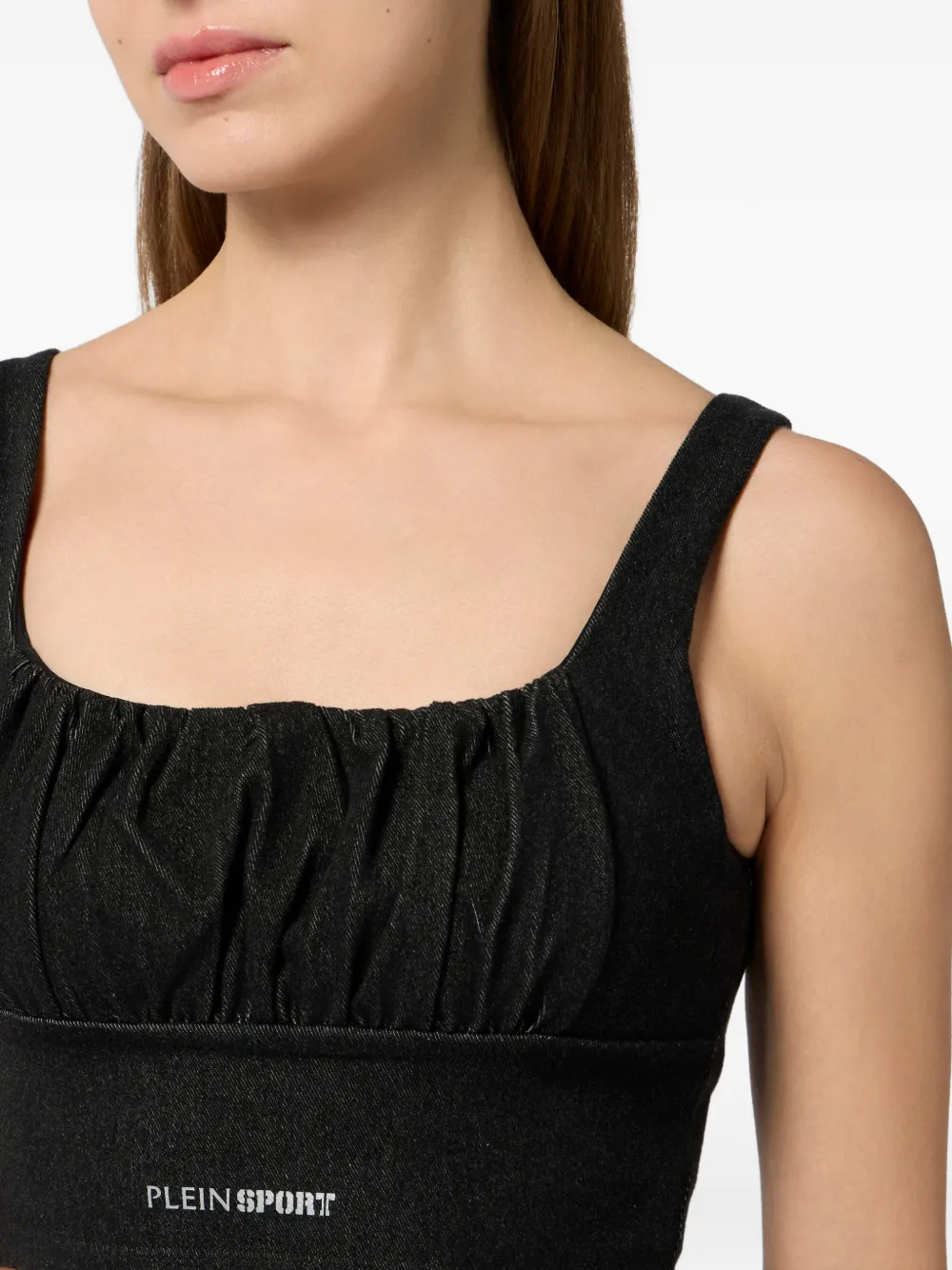 Plein Sport Cropped top Zwart