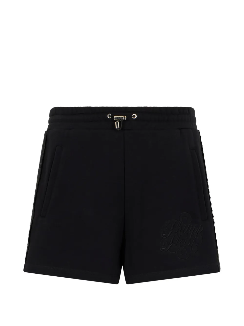 Philipp Plein elastic-waistband shorts - Nero
