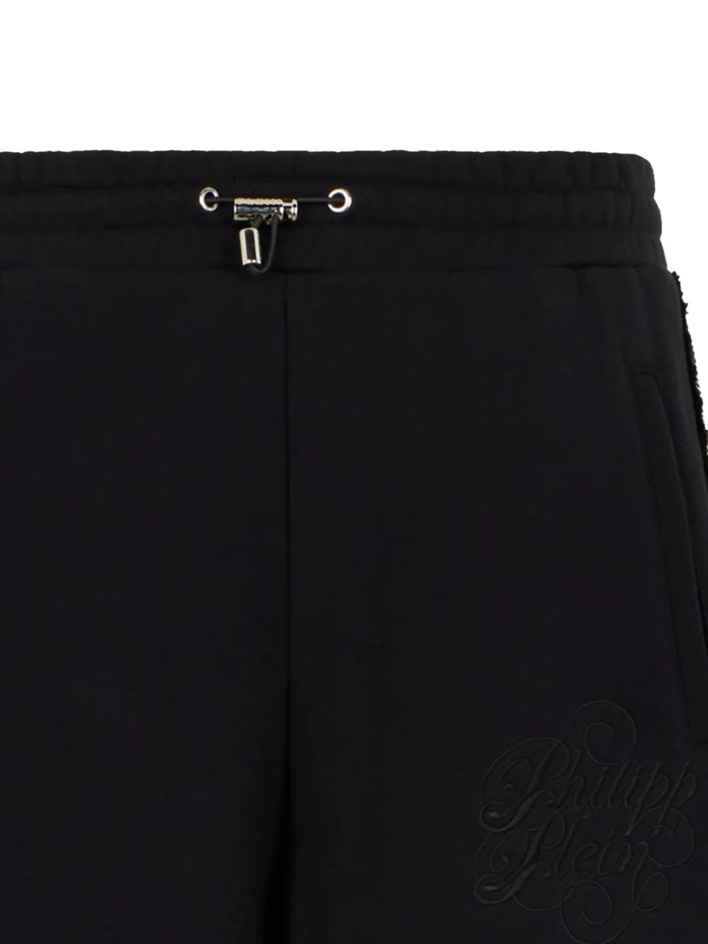  Philipp Plein Elastic-waistband Shorts - Black 