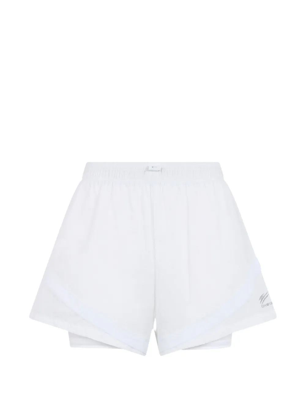 Plein Sport Shorts con vita elasticizzata - Bianco