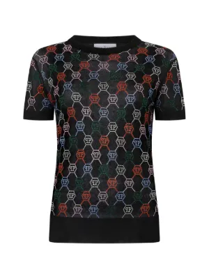 Patou ポルカドット ニットTシャツ | ブラック | FARFETCH JP