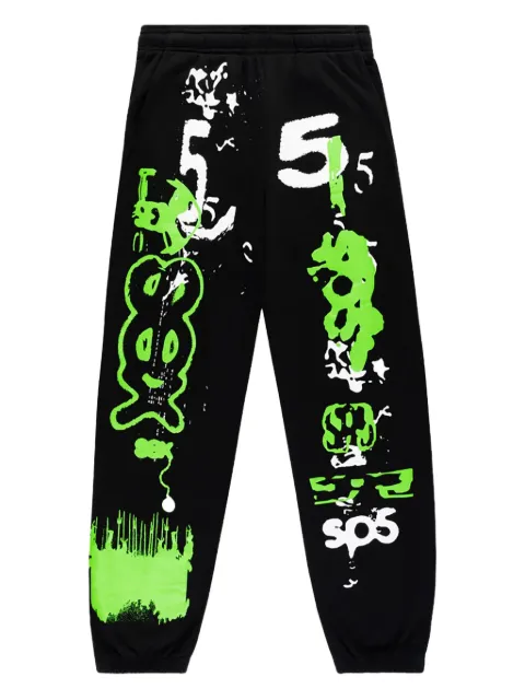 SP5DER X-Ray graphic track pants