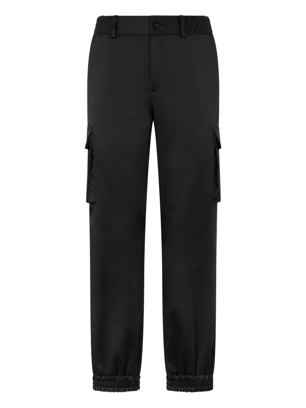 Philipp Plein satin drawstring-waist trousers - Nero