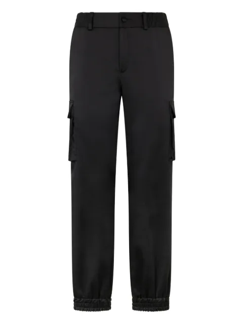Philipp Plein satin drawstring-waist trousers