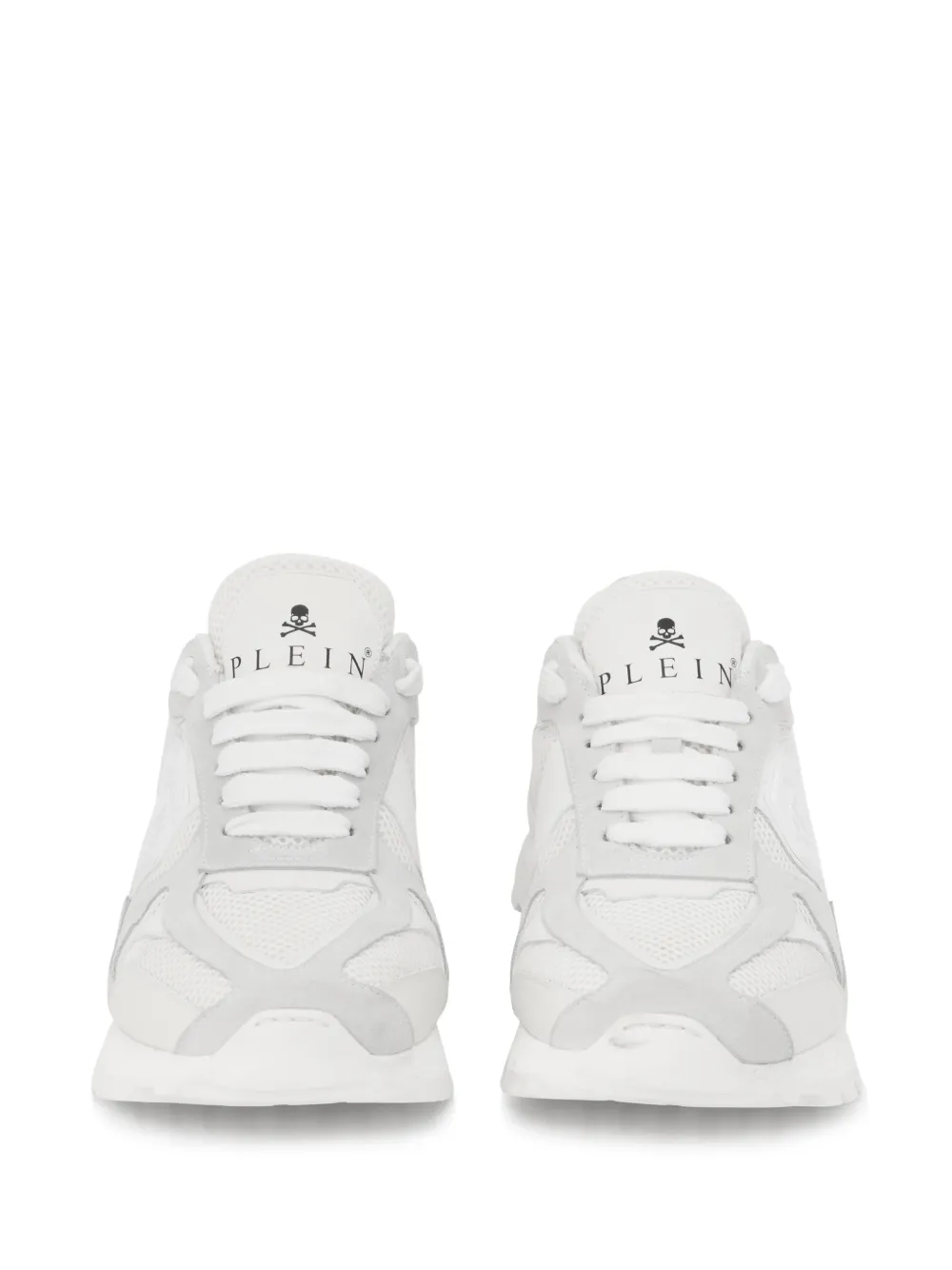 Philipp Plein Sneakers met vlakken Wit