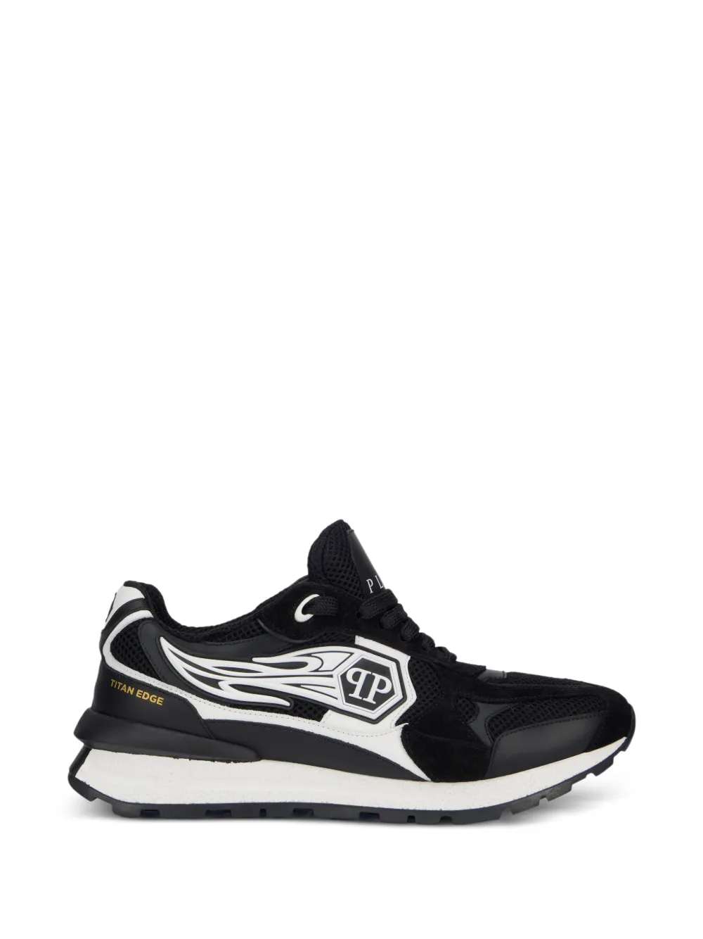 Philipp Plein Sneakers con design a inserti - Nero