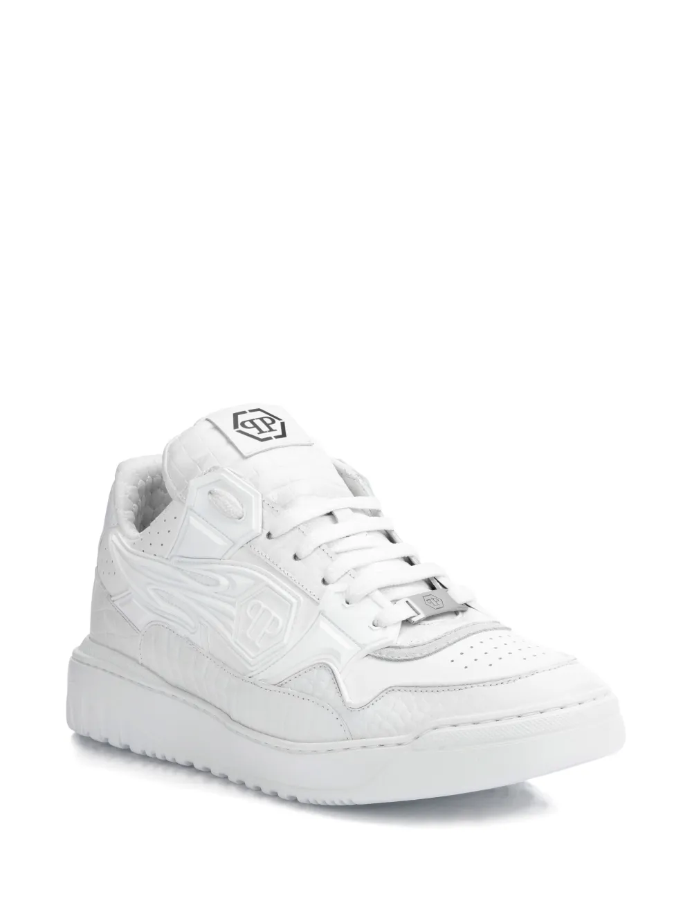 Philipp Plein Moonwalk low-top sneakers Wit
