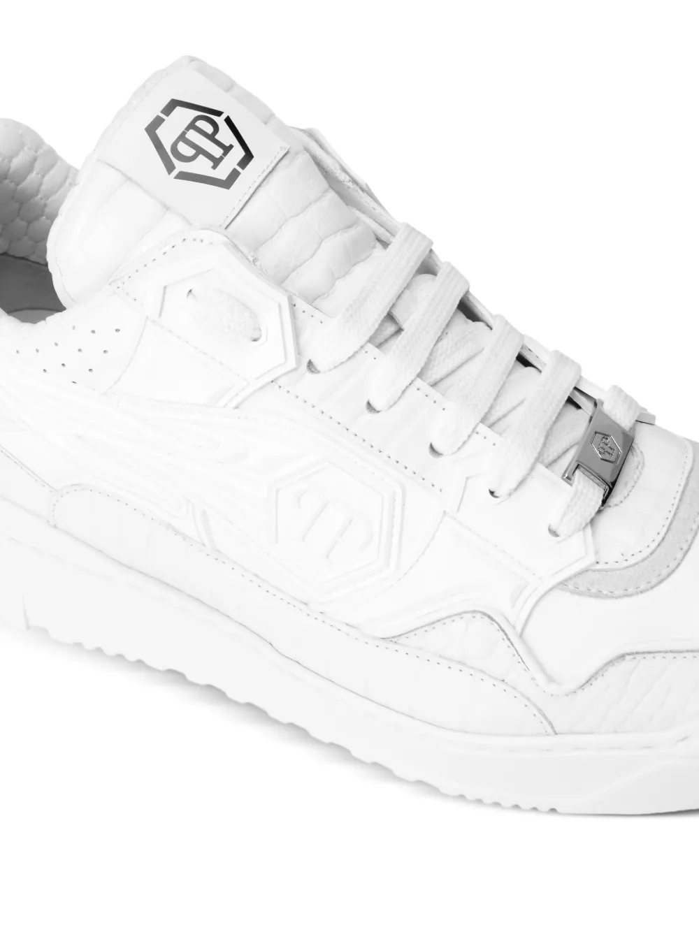 Philipp Plein Moonwalk low-top sneakers Wit