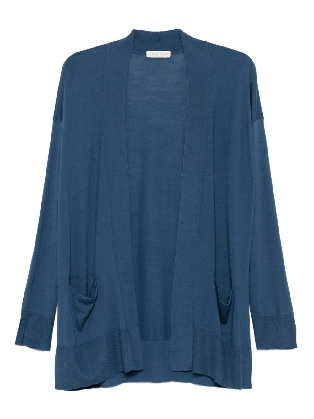 Le Tricot Perugia pocket cardigan - Blu