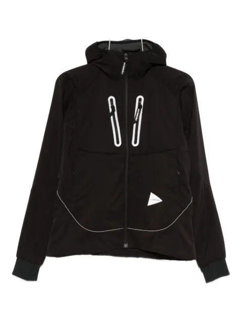 and Wander hooded zip-up jacket