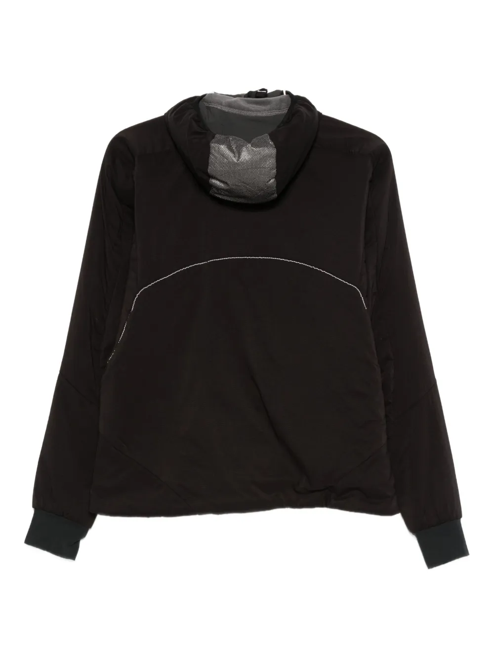 And Wander Hooded Zip-up Jacket In Black