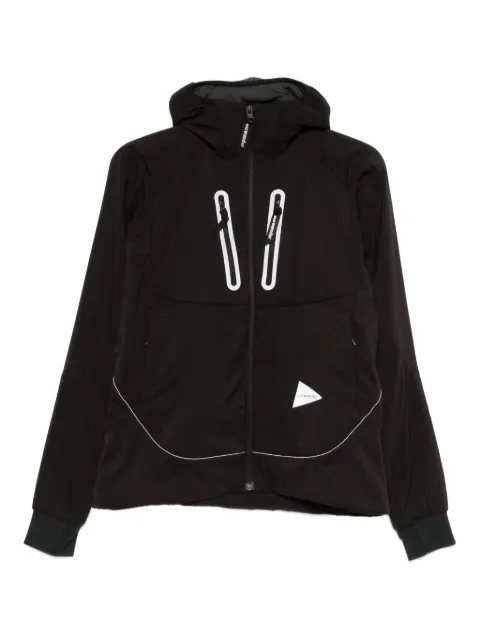 and Wander hooded zip-up jacket