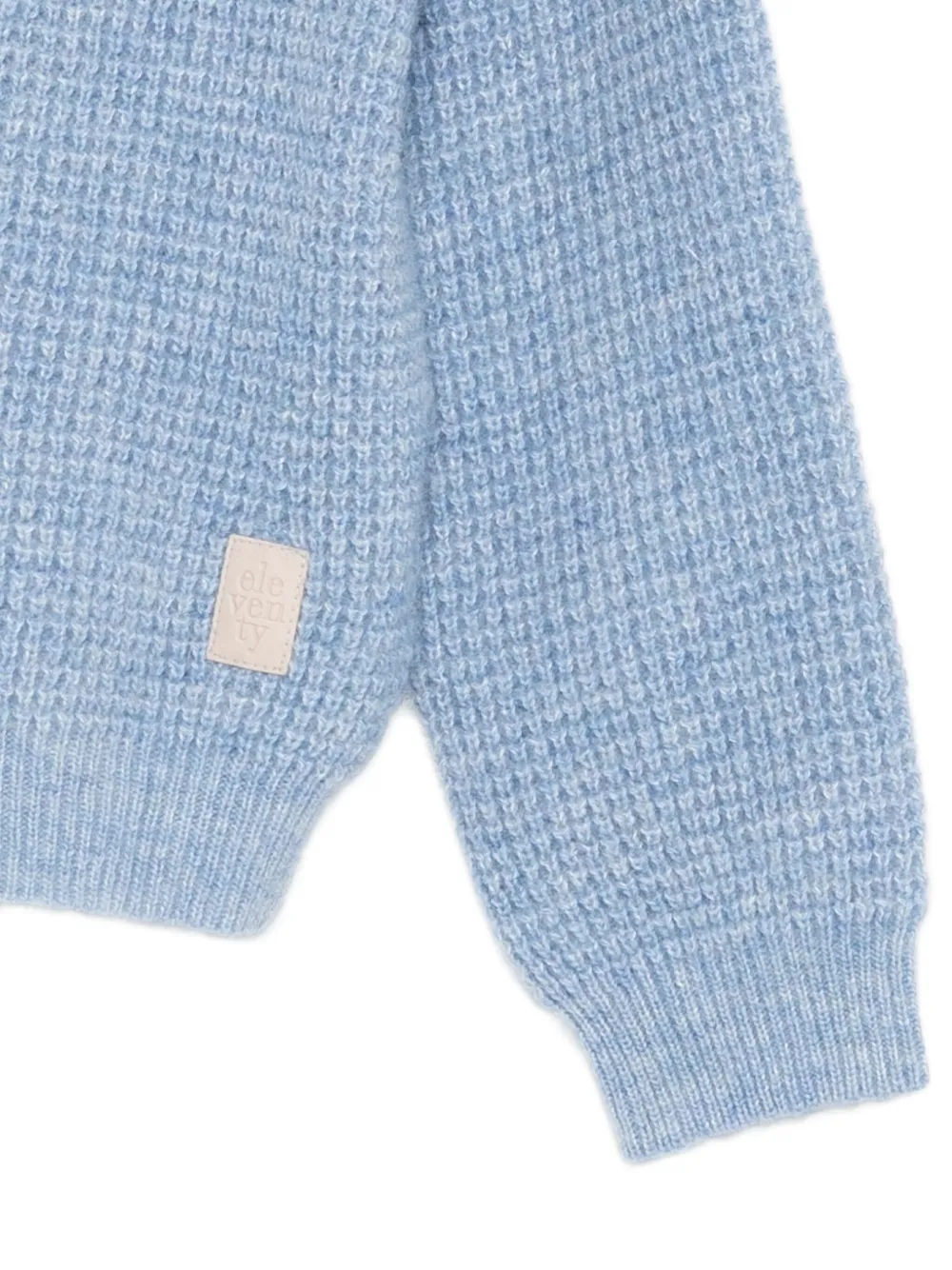 Eleventy Kids Vest met knopen Blauw