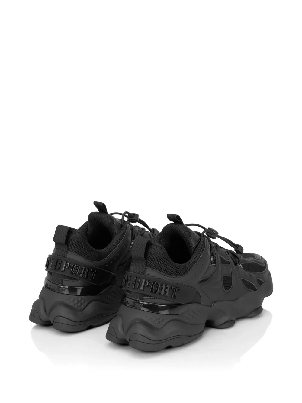 Plein Sport Runner Beast X-01 sneakers met vlakken Zwart
