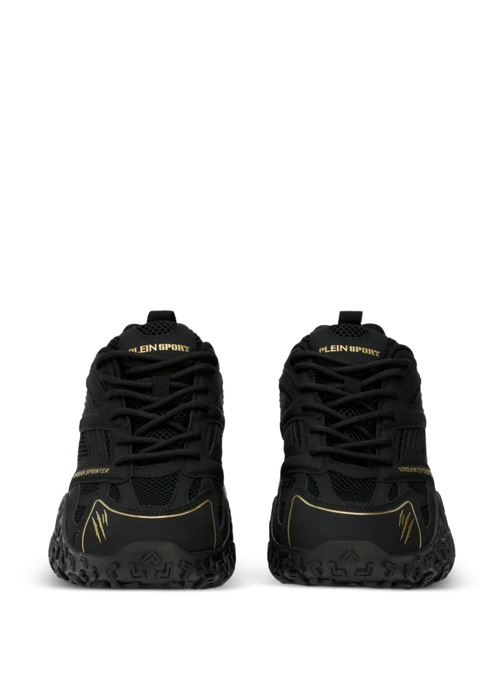 Plein Sport Urban Sprinter mesh sneakers Zwart