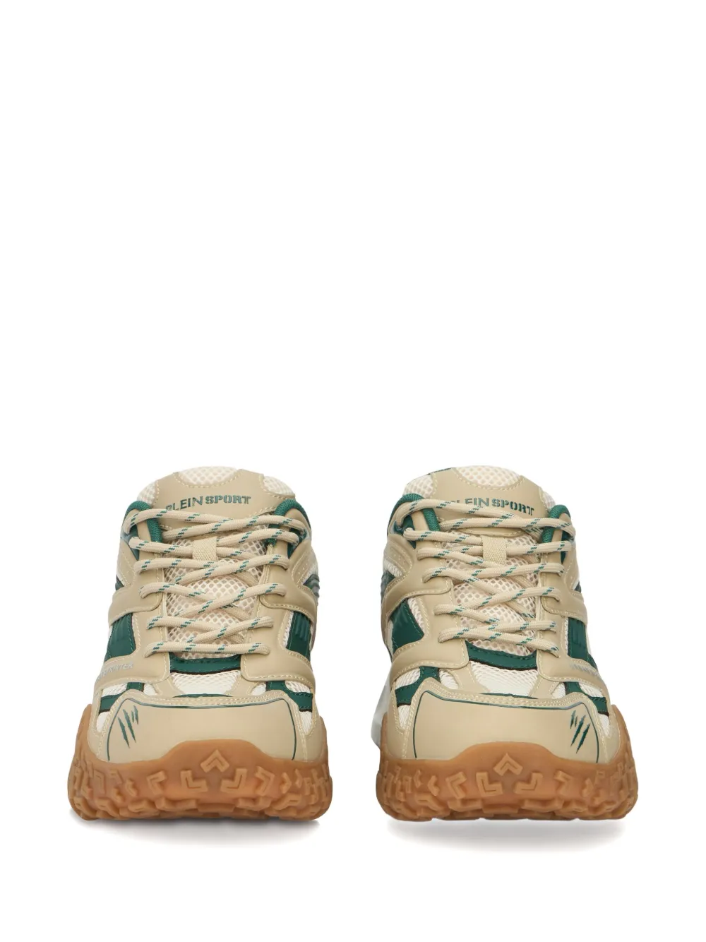 Plein Sport Urban Sprinter Mesh Sneakers In Neutral