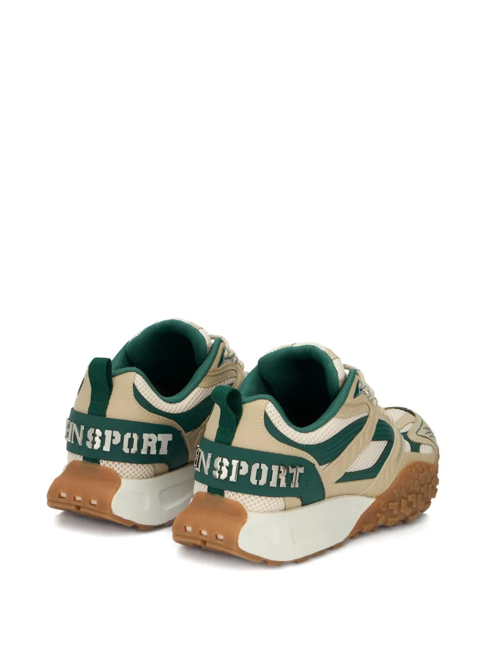 Plein Sport Urban Sprinter Mesh Sneakers In Neutral