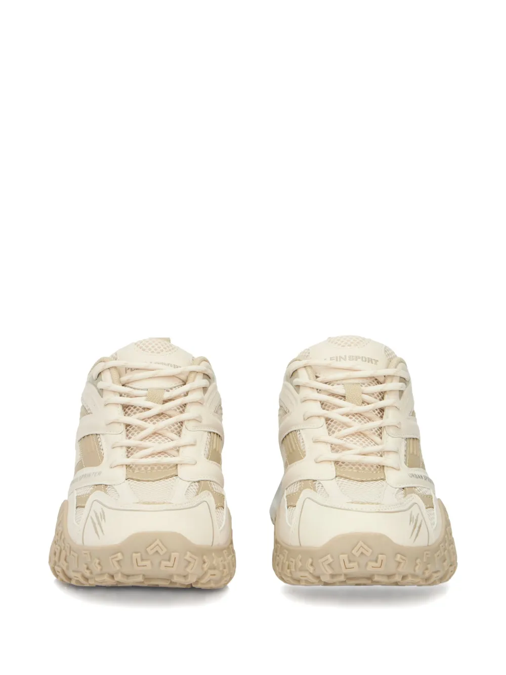 Plein Sport Urban Sprinter Mesh Sneakers In Neutral