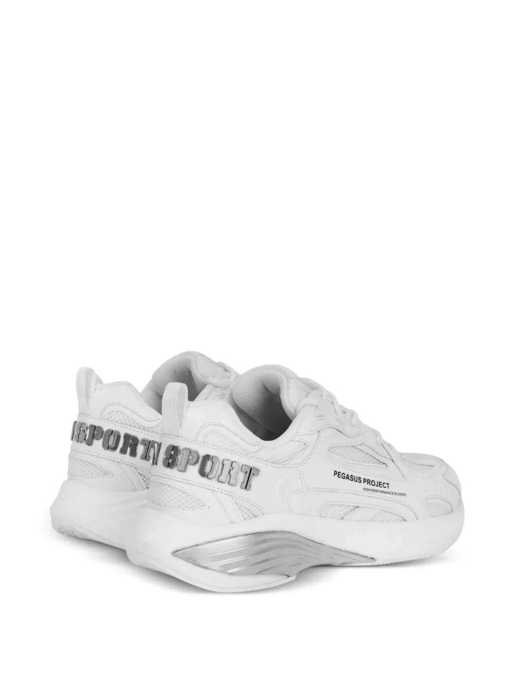 Plein Sport Pegasus Project sneakers met logoplakkaat Wit