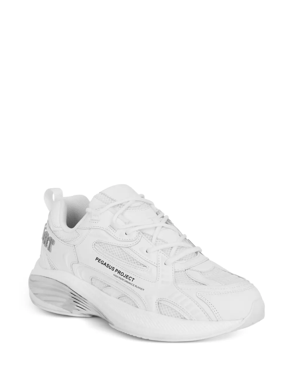 Plein Sport Pegasus Project sneakers met logoplakkaat Wit