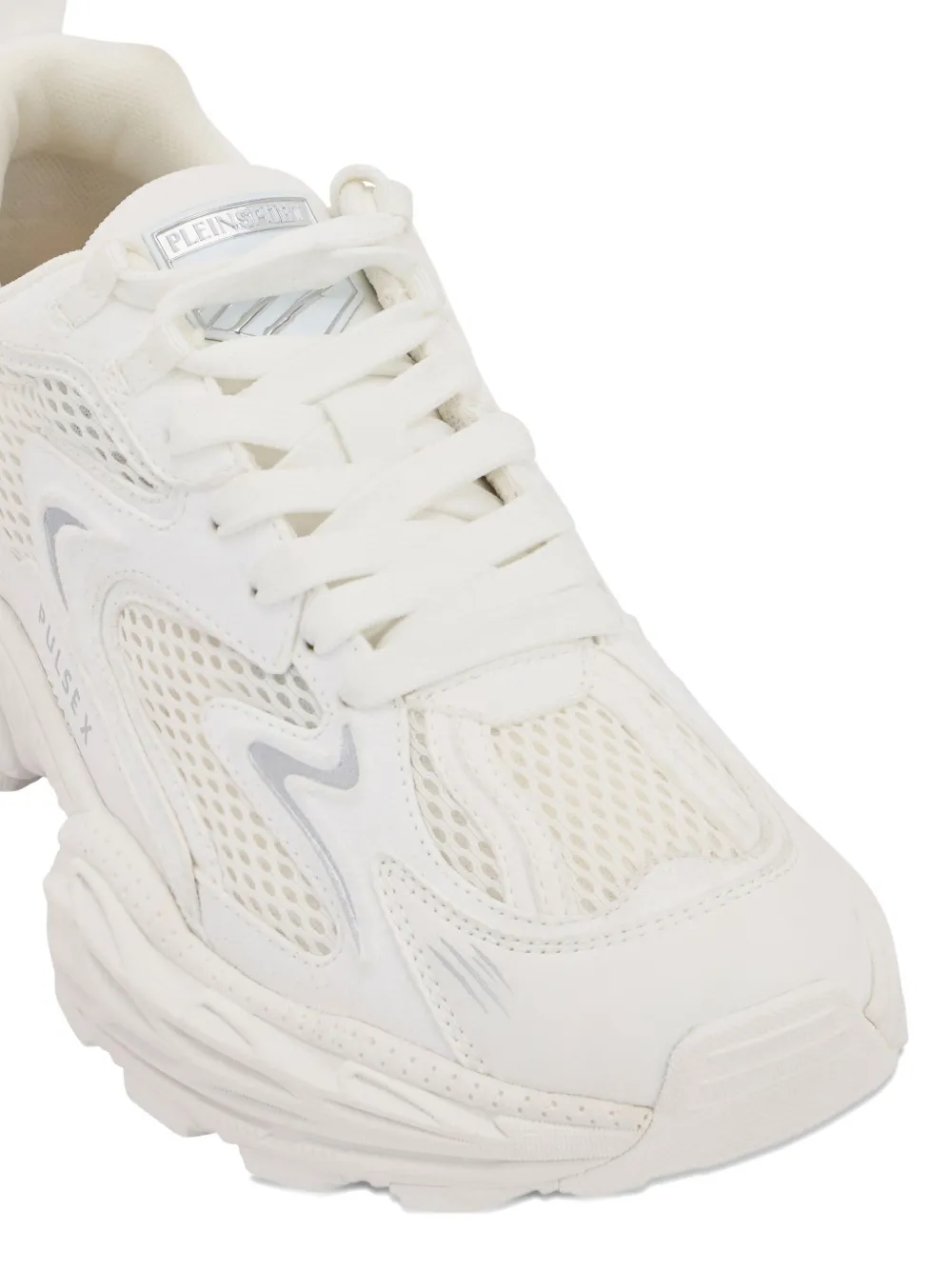 Plein Sport Pulse X Mesh Sneakers In White