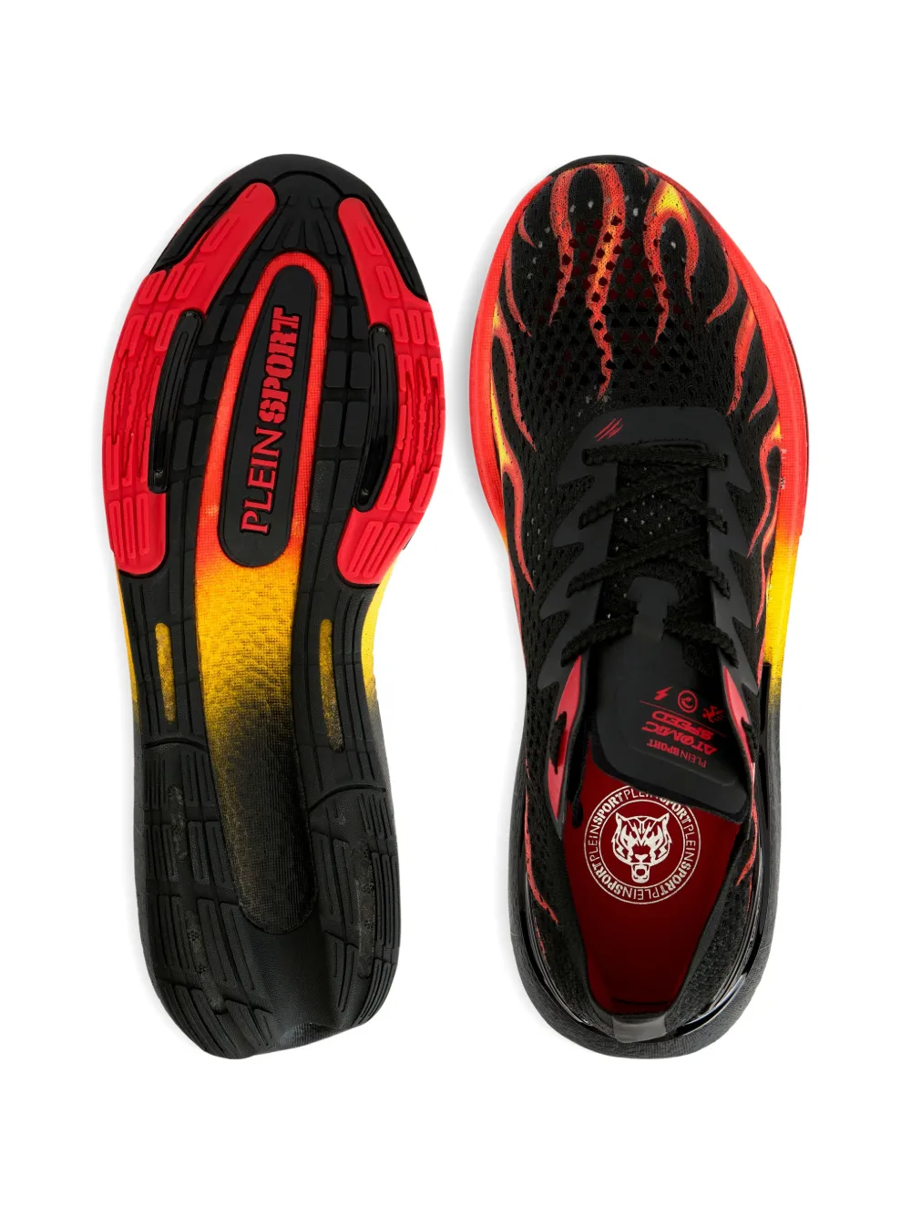 Plein Sport Flame sneakers Zwart