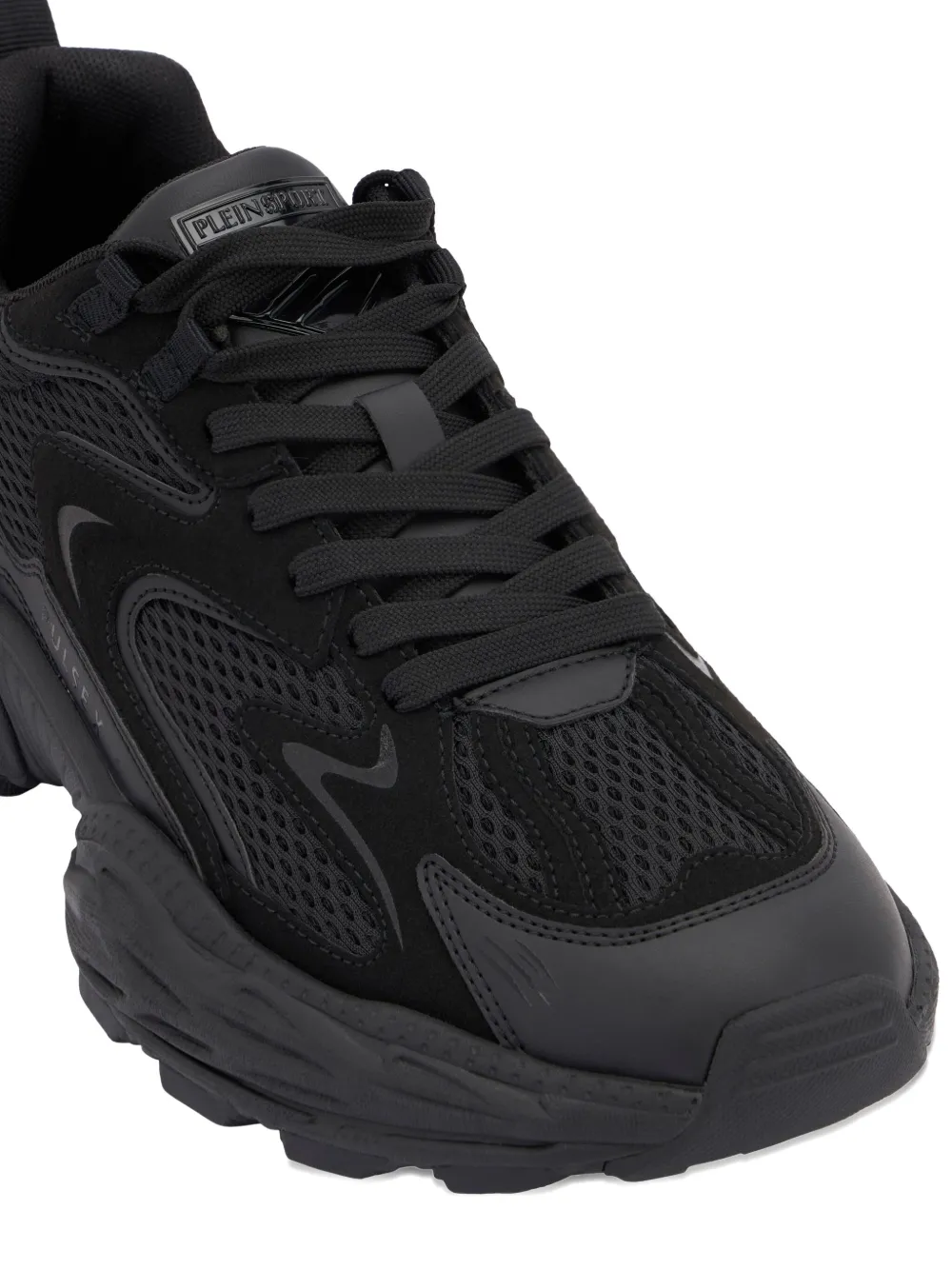 Plein Sport Pulse X Mesh Sneakers In Black