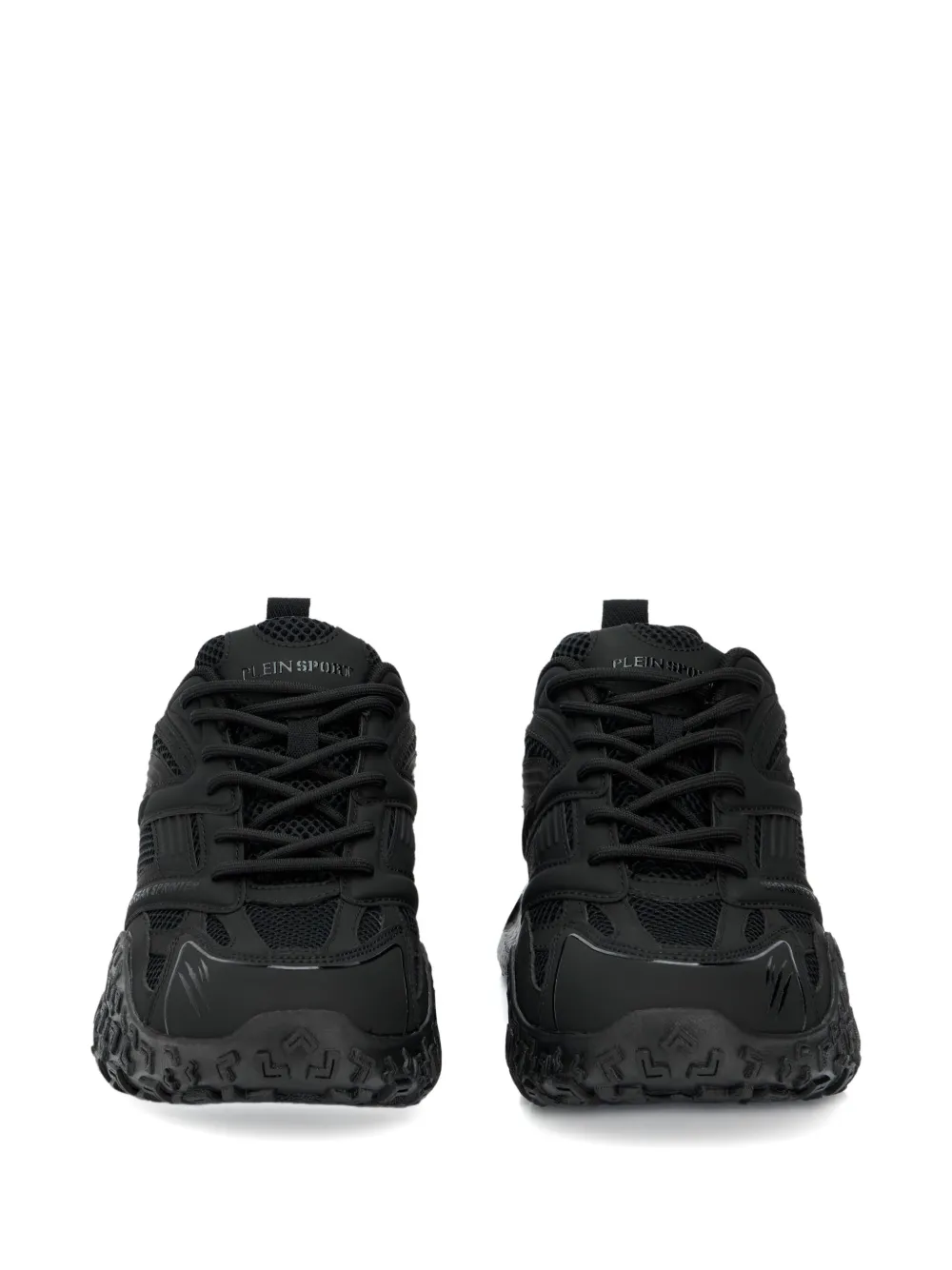 Plein Sport Urban Sprinter Mesh Sneakers In Black