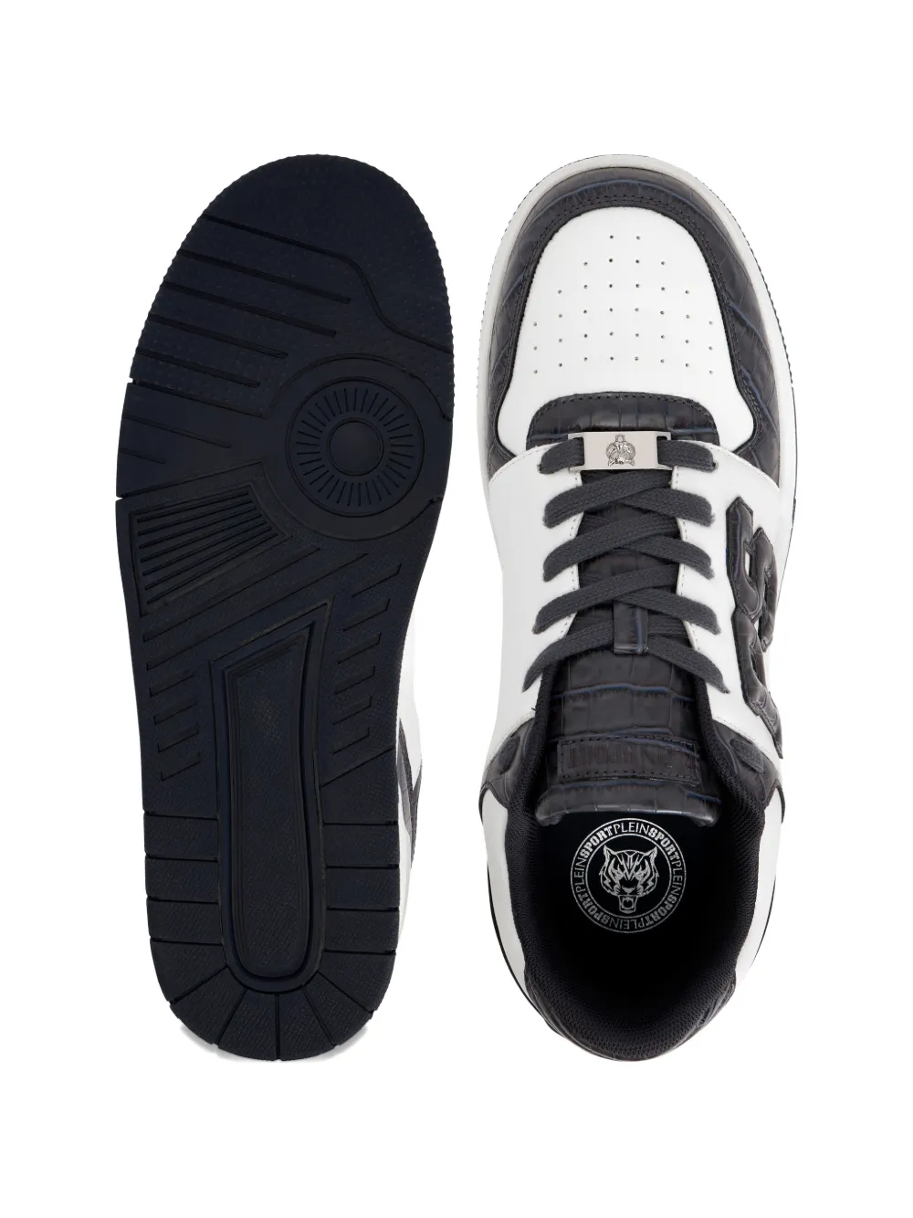Plein Sport Cocco sneakers met patch Wit