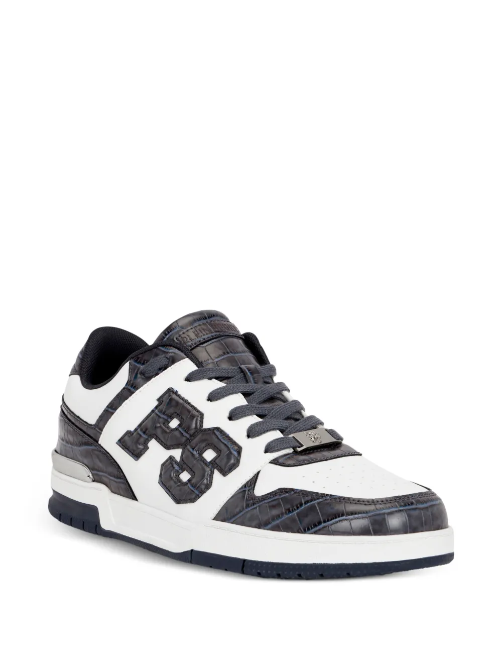 Plein Sport Cocco sneakers met patch Wit