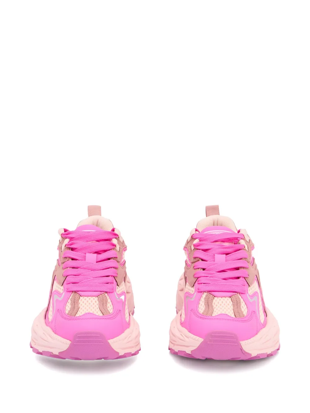 Plein Sport Pulse X sneakers met mesh en tekst Roze