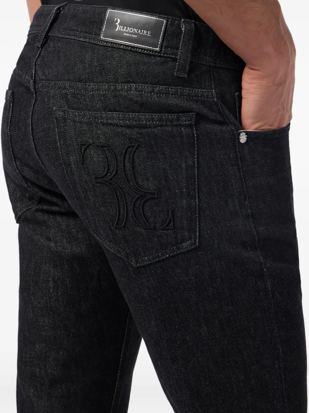 Billionaire Straight jeans Zwart