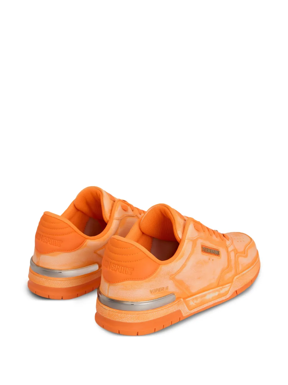 Sprayed Leather Sneakers