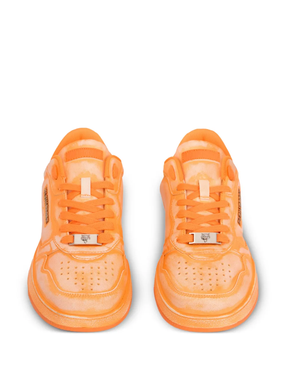 Sprayed Leather Sneakers